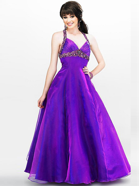 cheap purple prom dresses	